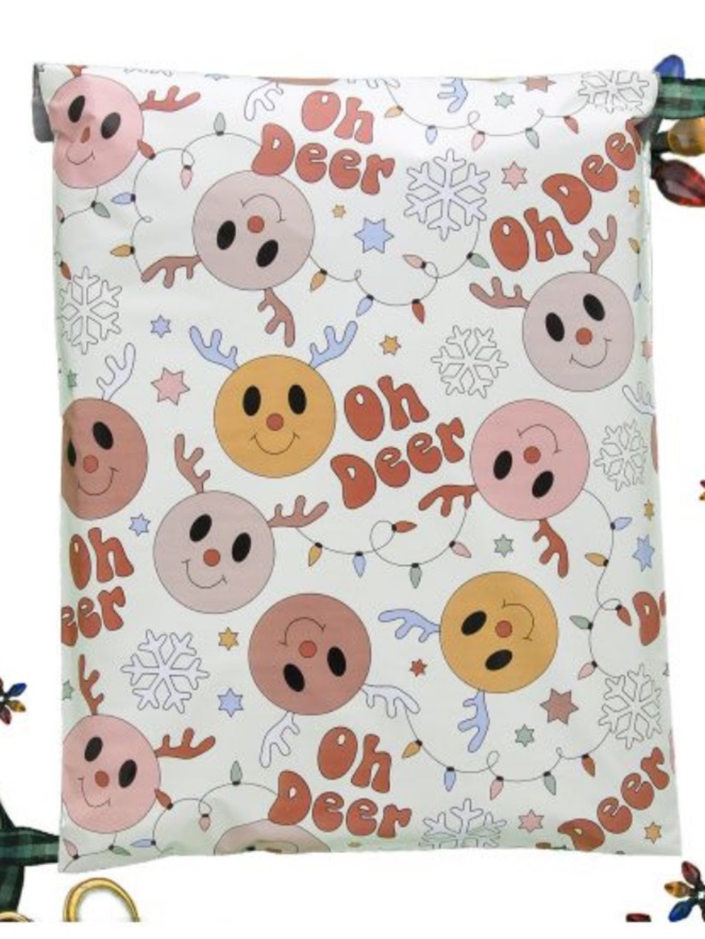 NEW!🦌10 Large Oh Deer Poly Mailers 12 x 15 inch
